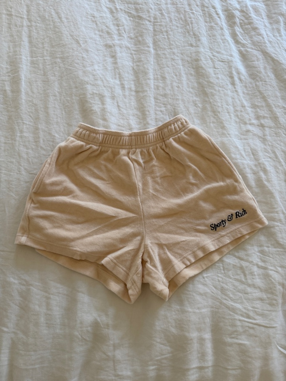 Sporty & Rich Velour Shorts